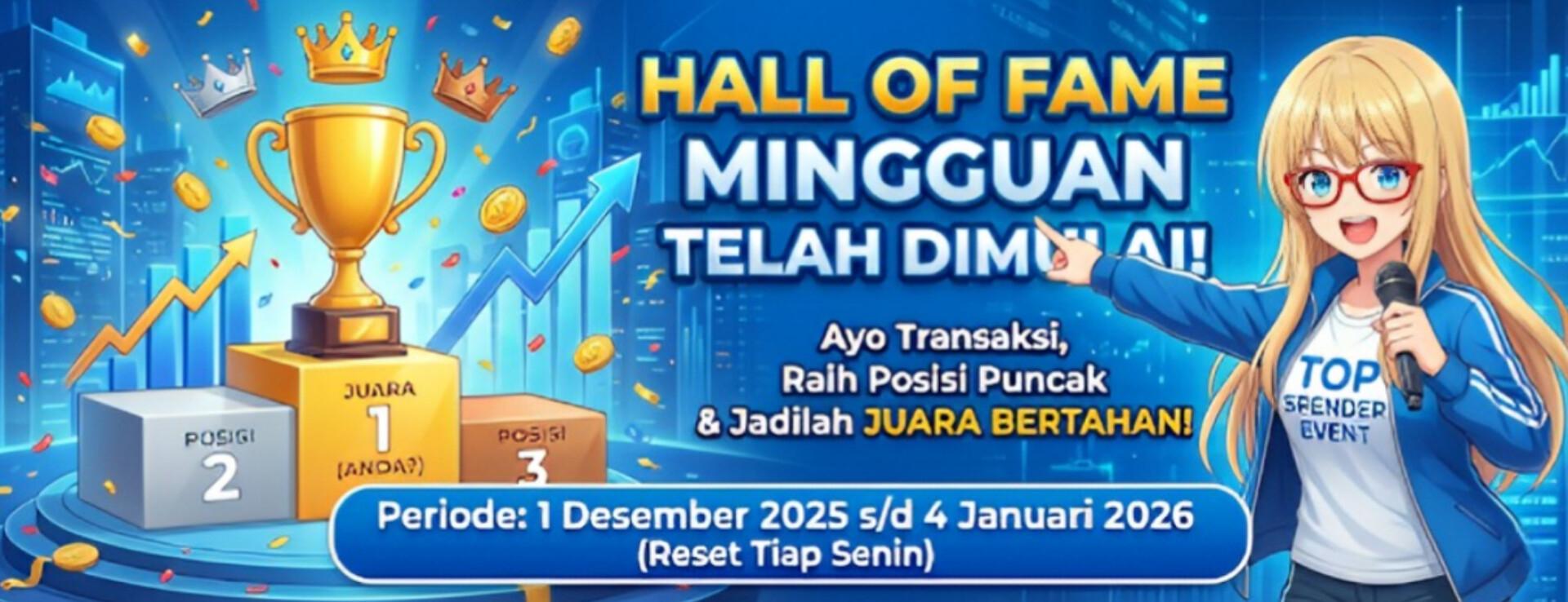 Tantangan Akhir Tahun: Rebut Posisi Top 1 & Bawa Pulang Bonus Streak!